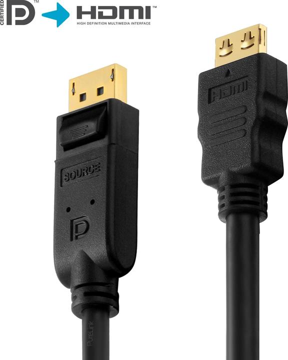 Image du produit Purelink DisplayPort — HDMI (Typ A) (3 m, DisplayPort, HDMI, 1.3)