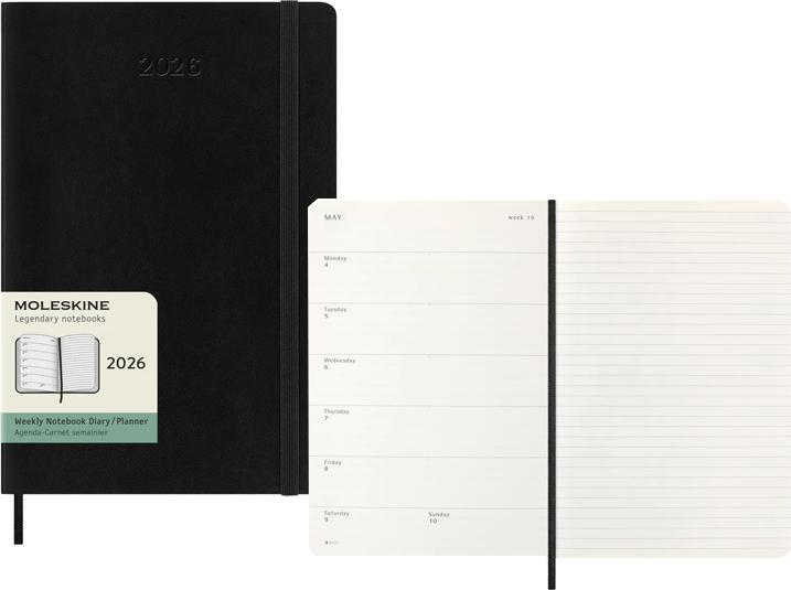Image du produit Moleskine Agenda commercial Weekly (13 x 21 cm, Anglais)