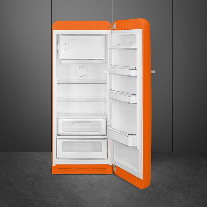 Produktbild Smeg FAB28ROR6 Kühlschrank Rechtsanschlag Orange 50's Style, 2025 Modell, EEK: C (270 l)