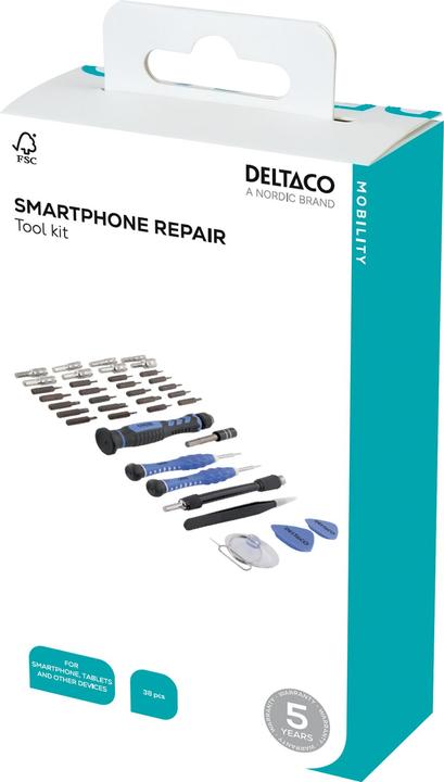 Produktbild Deltaco VK-51 electronic device repair tool 38 tools