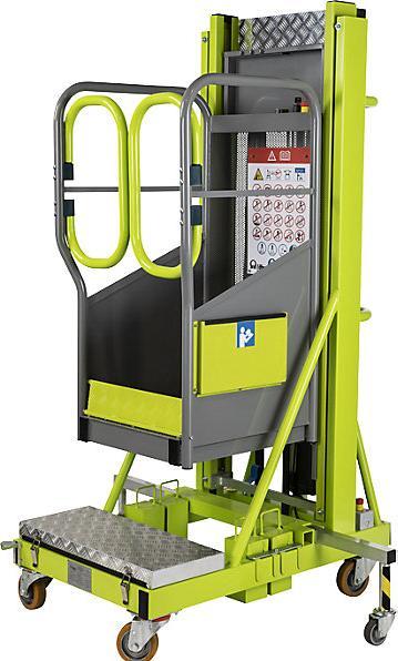 Actual product image Pramac Work platform, electric lift, manual movement, working height 5 m.