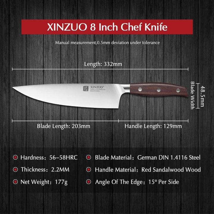 Produktbild Xinzuo Zhi Chefmesser (20.30 cm)