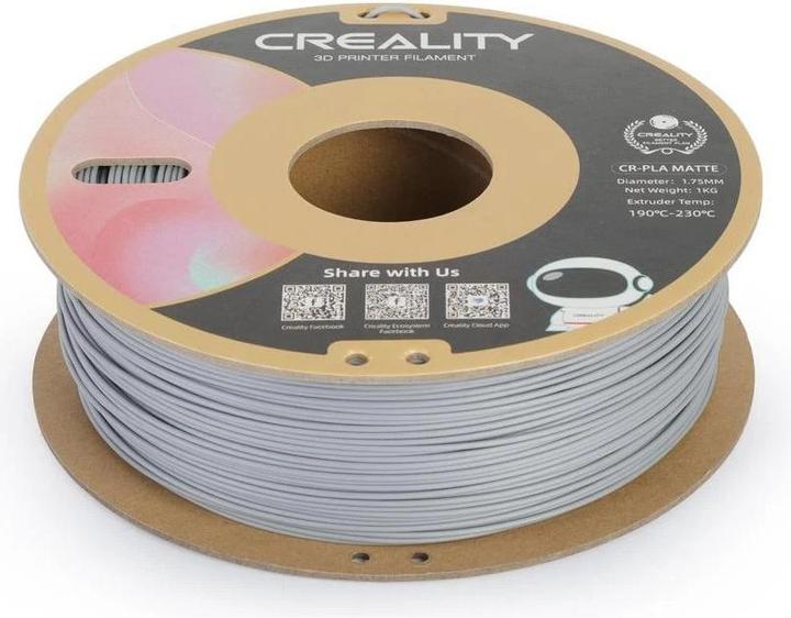 Creality Cr-Pla Matte (PLA, 1.75 mm, 1000 g, Grey)