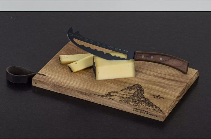 Produktbild Panorama Knife Holzbrett RUSTIKAL Matterhorn