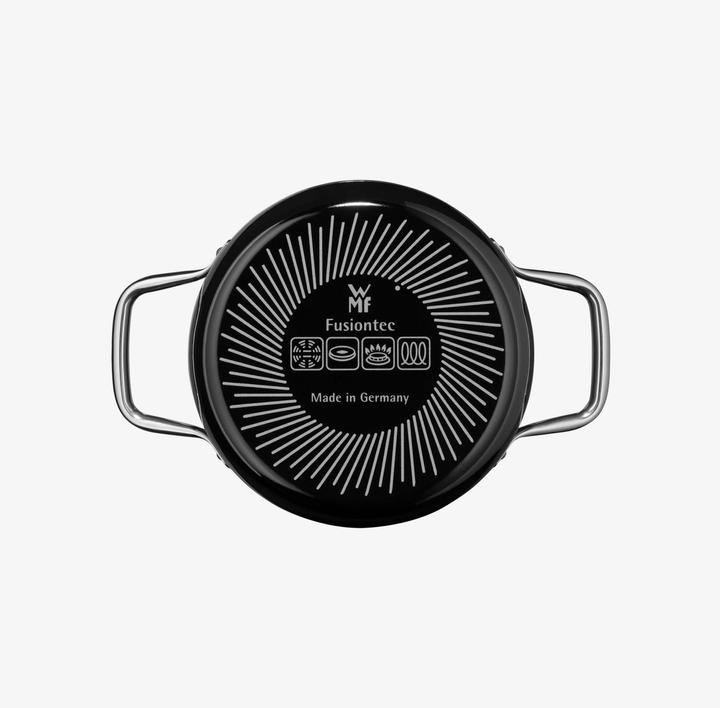 Immagine prodotto WMF Teglia nera per arrostire (18 cm, Padella per friggere, Acciaio inossidabile)