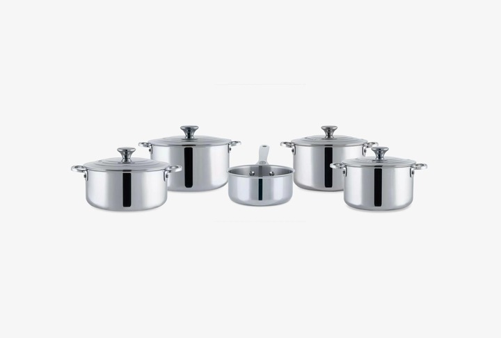 Produktbild Le Creuset 3-Ply Plus 5Tlg. Topfset (Pfannenset + Topfset, Edelstahl)