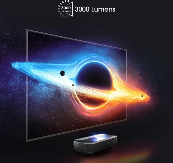Actual product image Hisense 100L9HD incl. 100" ALR Daylight screen (4K, 3000 lm, 0.25:1)