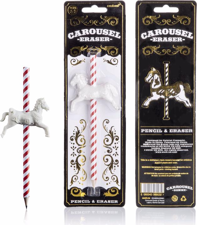 Produktbild Suck UK Carousel Horse Eraser