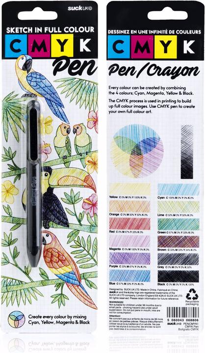 Immagine prodotto Suck UK Cmyk (Nero, 1 x)