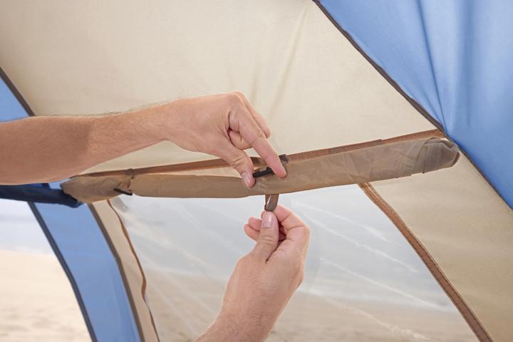 Produktbild Bestway Tent Polyester with Ventilation 107/127x240x125 cm Camping & Beach 68144 (Kuppelzelt, 3.30 kg, 4 Personen)