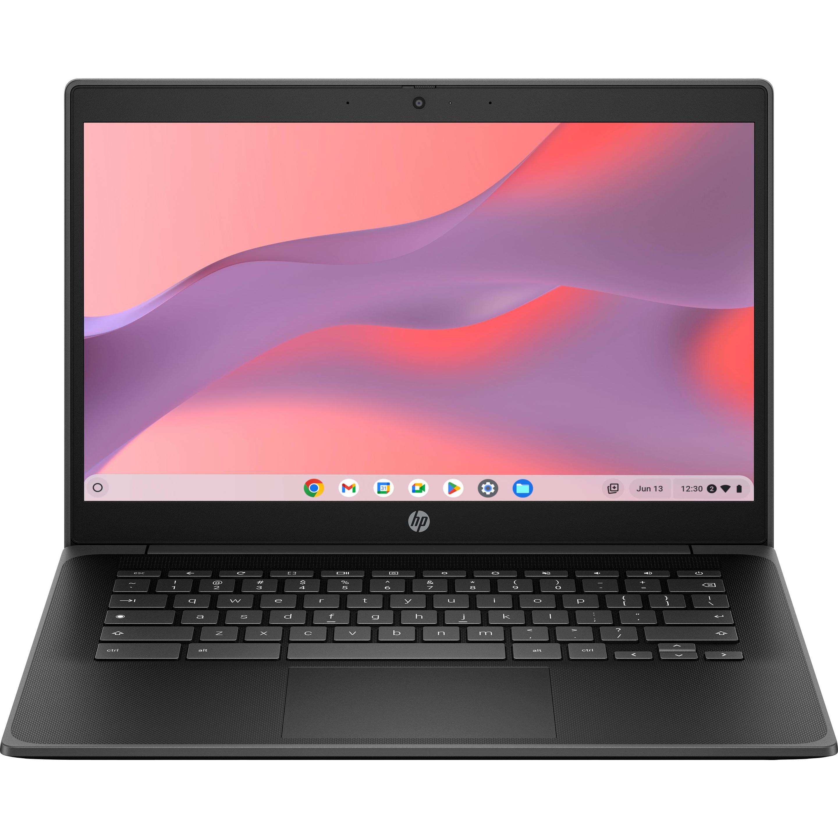 HP FortisG1i14 N150 14 8GB/64 chromeOS (14", 8 GB, Deutschland), Notebook, Schwarz