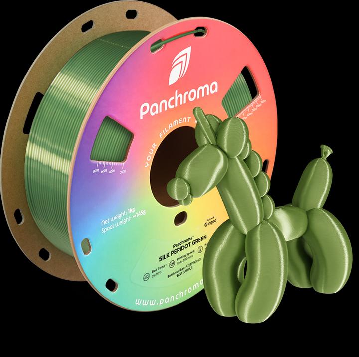 Produktbild Polymaker Panchroma™ PLA Silk (PLA, 1.75 mm, 1000 g, Grün)