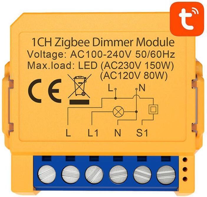 Actual product image Avatto Smart socket switch ZigBee ZDMS16-1 TUYA (Analogue actuator)