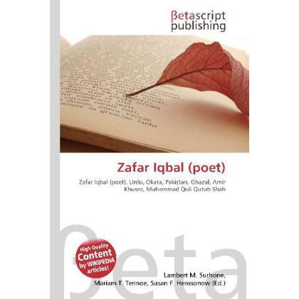 Zafar Iqbal (poet), Fachbücher von Lambert M. Surhone, Miriam T. Timpledon, Susan F. Marseken