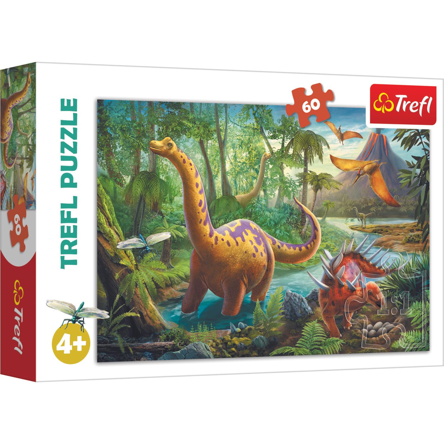 Trefl 5900511173192 Puzzle Puzzlespiel (e) Dinosaurier (60 Teile)