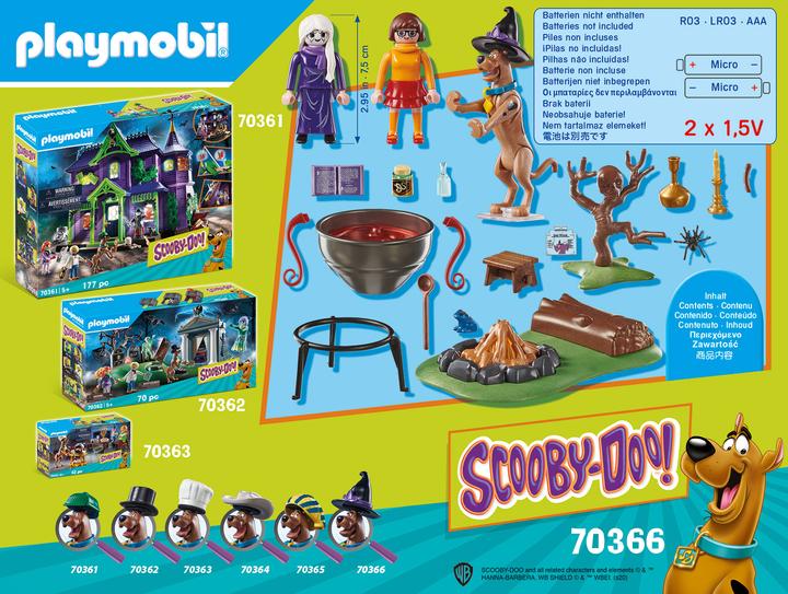 Produktbild Playmobil SCOOBY-DOO. Abenteuer im Hexenkessel (70366, Playmobil Scooby-Doo)