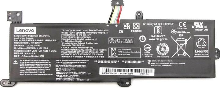 Lenovo 2C Laptop Battery, 35Wh, 7.5V, Li-ion, L16M2PB2