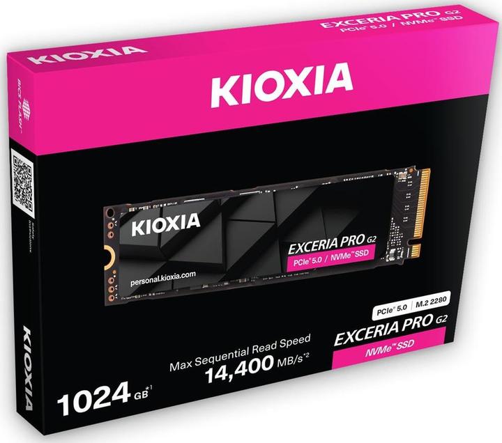 Actual product image Kioxia Exceria Pro 1tb (1000 GB, M.2 2280)