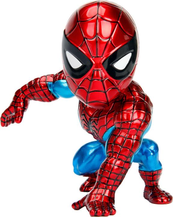 Actual product image Jada Marvel 4" Classic Spiderman Figure