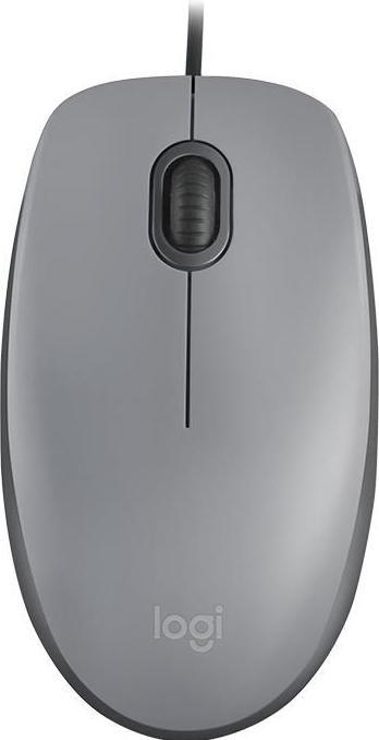 Actual product image Logitech MOUSE USB OPTICAL M110 SILENT/MID GRAY 910-005490