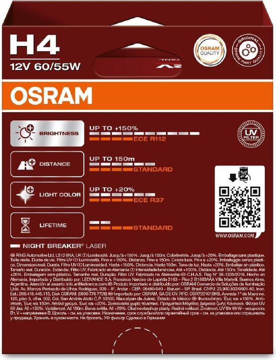 Produktbild Osram Night Breaker® Laser Next Generation H4 (H4)