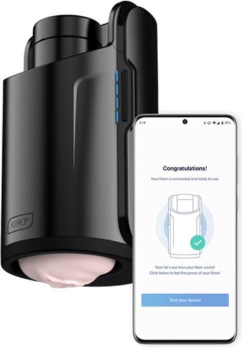 Kiiroo – Keon Set Masturbatore WiFi – Con Feel Stroker – Nero