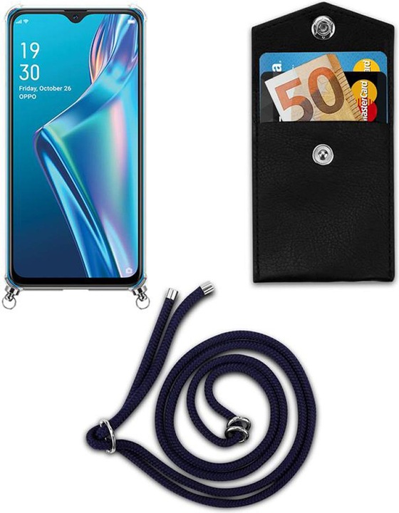 Produktbild Cadorabo TPU Handy Kette SILBER Cover