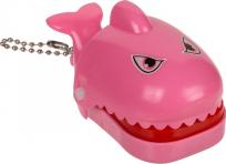 Actual product image Ootb Metal keychain, biting shark