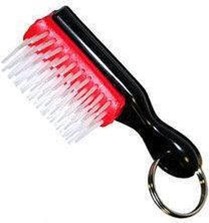 Denman mini borstel keyring