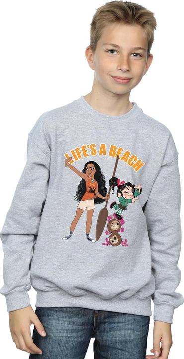 Image du produit Disney - Sweat WRECK IT RALPH MOANA AND VANELLOPE - Garçon (116)