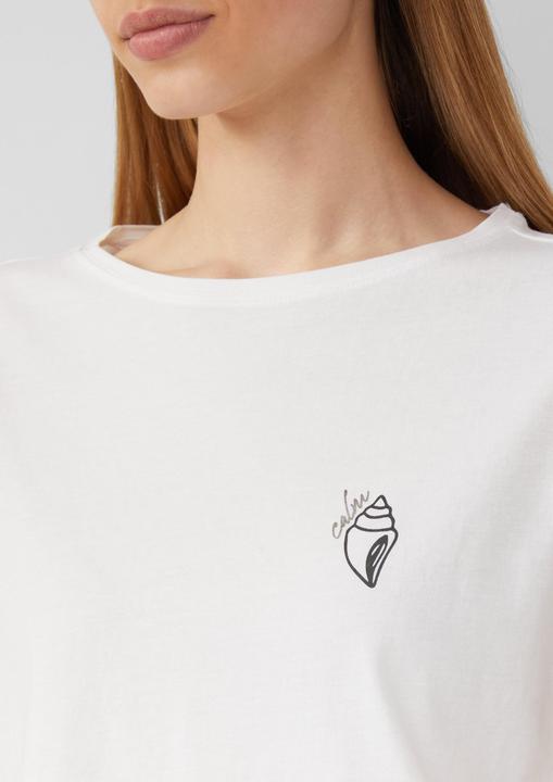 Produktbild S.Oliver T-Shirt Relaxed-Fit-Shirt mit Print und überschnittenen Schultern (44)