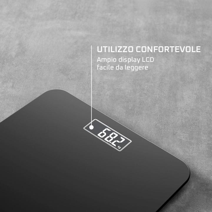 Immagine prodotto Rowenta Premiss 2.0, Bilancia da Bagno, Display LCD Facile da Leggere, Nero, BS1800 (160 kg)