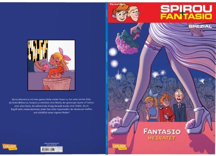 Produktbild Spirou & Fantasio Spezial, Band 21: Fantasio heiratet (Deutsch, Benoit Feroumont, 2016)