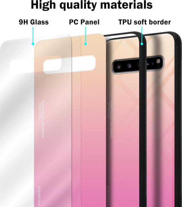 Produktbild Cadorabo TPU 2 Farben Glas Cover (Samsung Galaxy S10 5G)