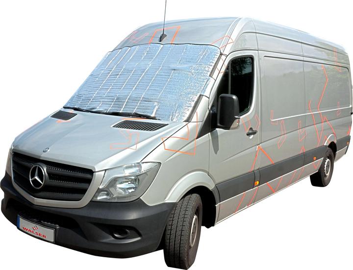 Actual product image Walser Auto-Sonnenschutz, PKW-Thermoschutz, Autoscheiben-Abdeckung 230x110 cm