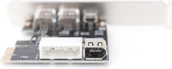 Actual product image Digitus PCIe Card Firewire 1394a 3+1 Port