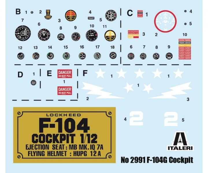 Produktbild 1:12 F-104G Cockpit