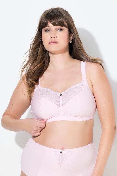 Immagine prodotto Ulla Popken Reggiseno comodo senza ferretto con pizzo e coppa C-E (120 C)