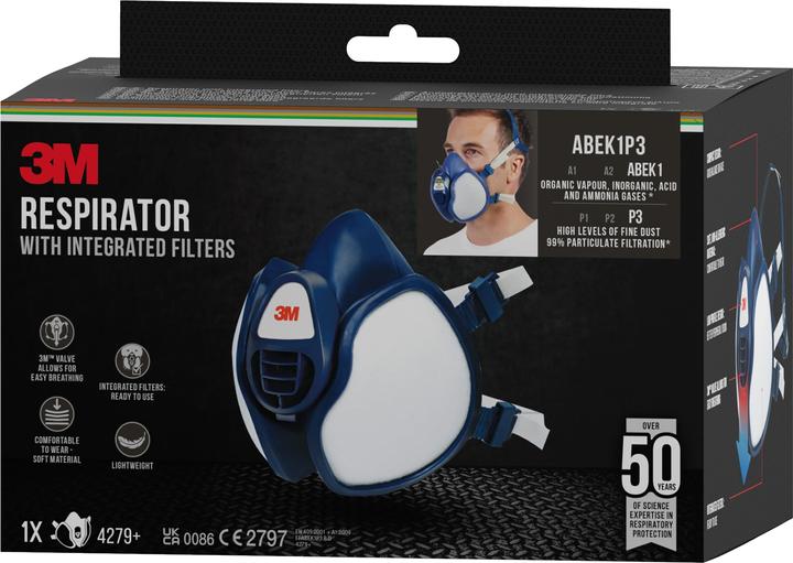 Immagine prodotto 3M Respiratore 4279+BC1 (ABEK1P3, ABEK1, 1 x)