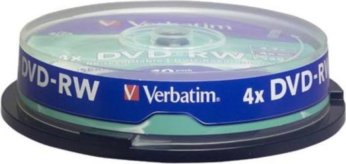 Produktbild Verbatim Dvd-Rw (10 x)