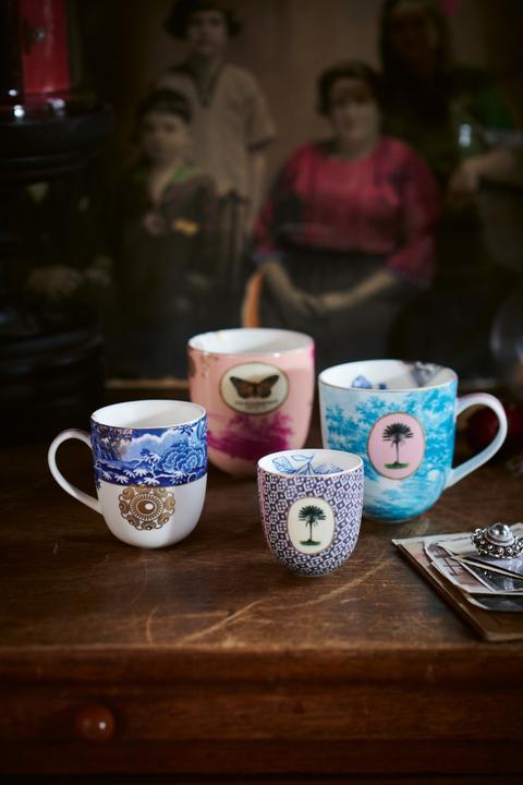 Produktbild PIP Studio Heritage Teller painted pink 18 cm (1x)