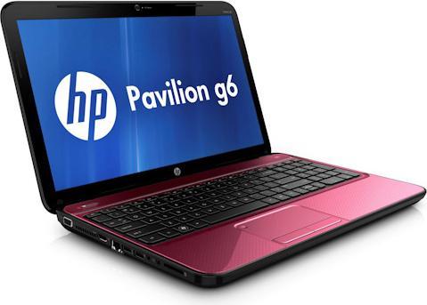 Produktbild HP Pavilion g6-1310ez, A6-3420M, 15.6" HD+, red (15.59", 4 GB, CH, AMD A6-3420M)