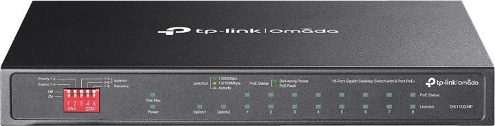 Immagine prodotto TP-Link Switch Desktop Omada 10 Porte Gigabit Con 8 Porte Poe: 8x (10 porte)