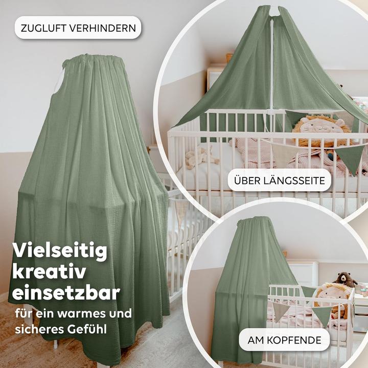 Actual product image Lilimaus Betthimmel aus Musselin für Babybett