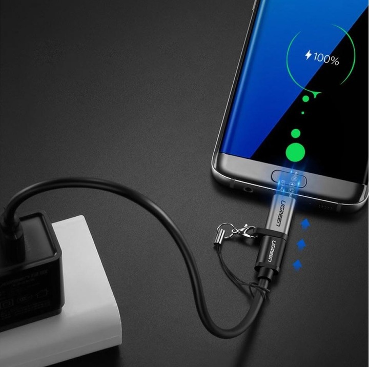Actual product image Ugreen Micro USB to USB-C Adapter (Micro USB, USB Type C)