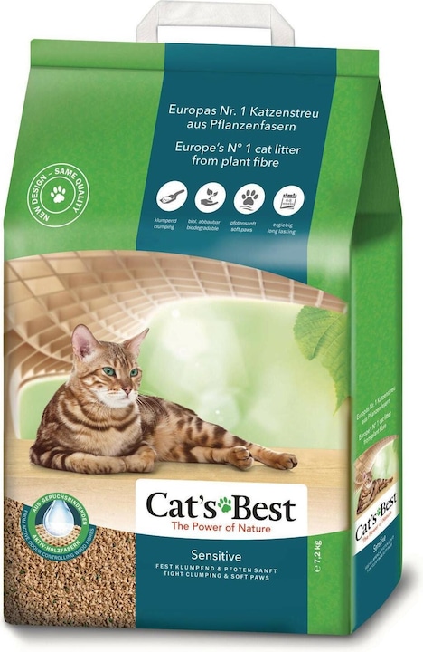Cat's Best Sensitive 20l (Clumping, 7.20 kg)