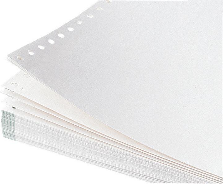 Produktbild Soennecken Computerpapier 5916 240mmx12" blanko 1.000 Bl./Pack. (52 g/m², 1000 x, A4)
