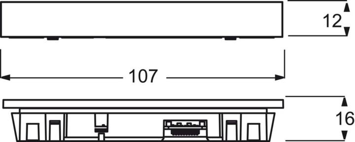 Actual product image Busch-Jaeger Busch-Jäger standard top cover strip Busch-priOn® 6348-811-101