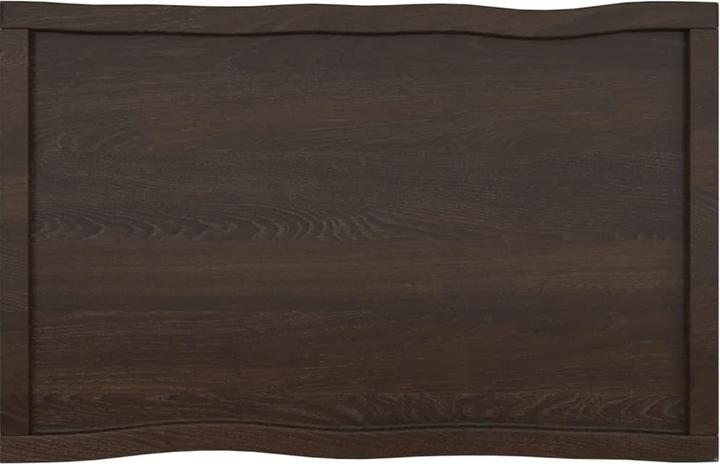 Immagine prodotto VidaXL Tischplatte 100x60x6 cm Massivholz Eiche Behandelt (100 x 60 x 6 cm)