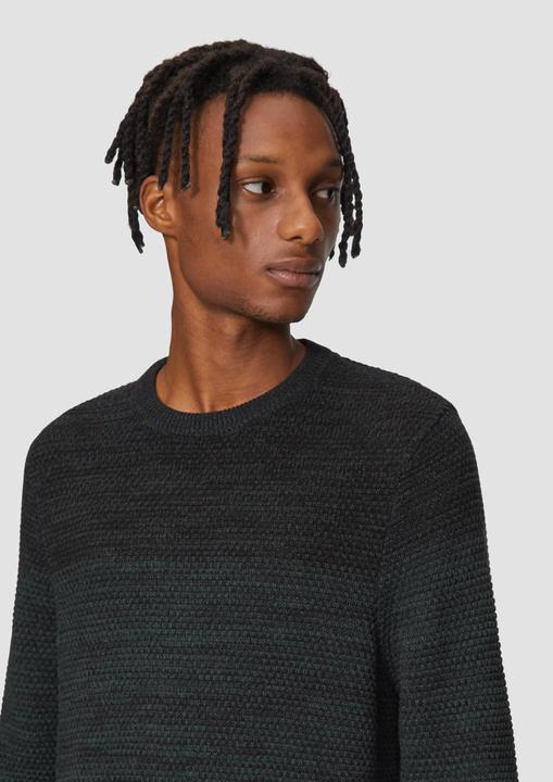 Produktbild s.Oliver Strickpullover Strickpullover in melierter Streifenoptik (XXL)